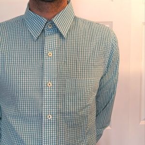 Plaid Van Heusen Dress Shirt